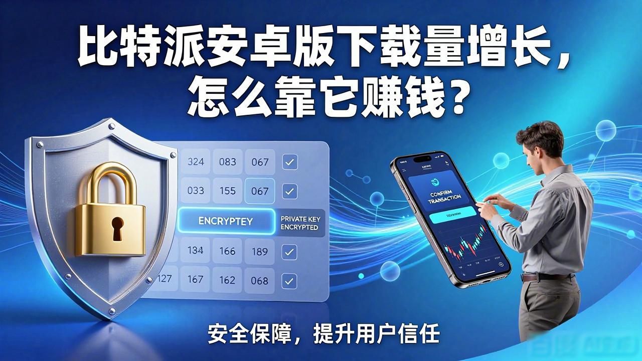 比特派安卓版下载量增长，怎么靠它赚钱？