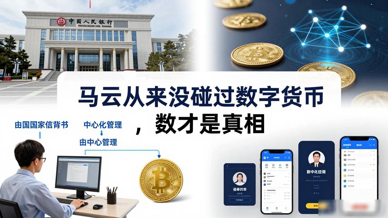马云从来没碰过数字货币，这才是真相