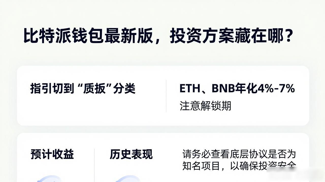 比特派钱包最新版，投资方案藏在哪？
