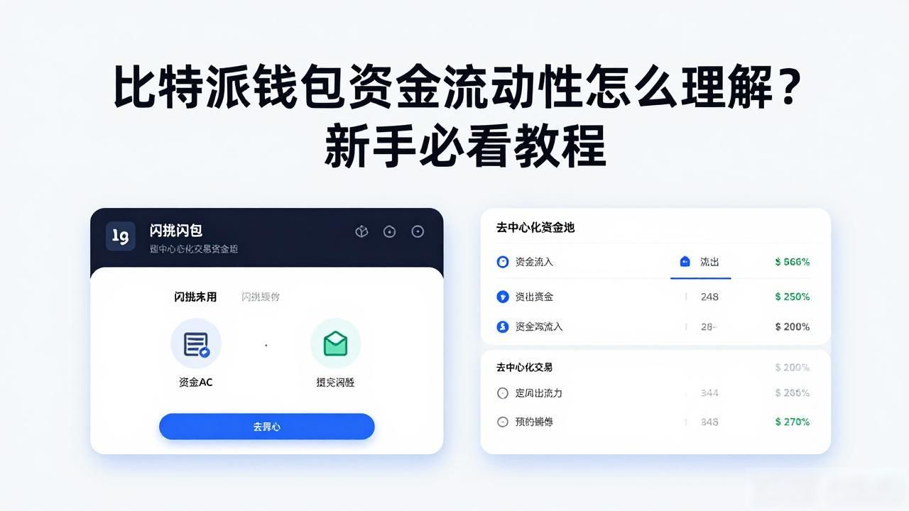 比特派钱包资金流动性怎么理解？新手必看教程