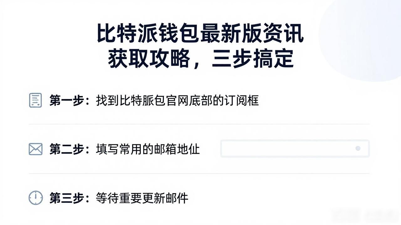 比特派钱包最新版资讯获取攻略，三步搞定