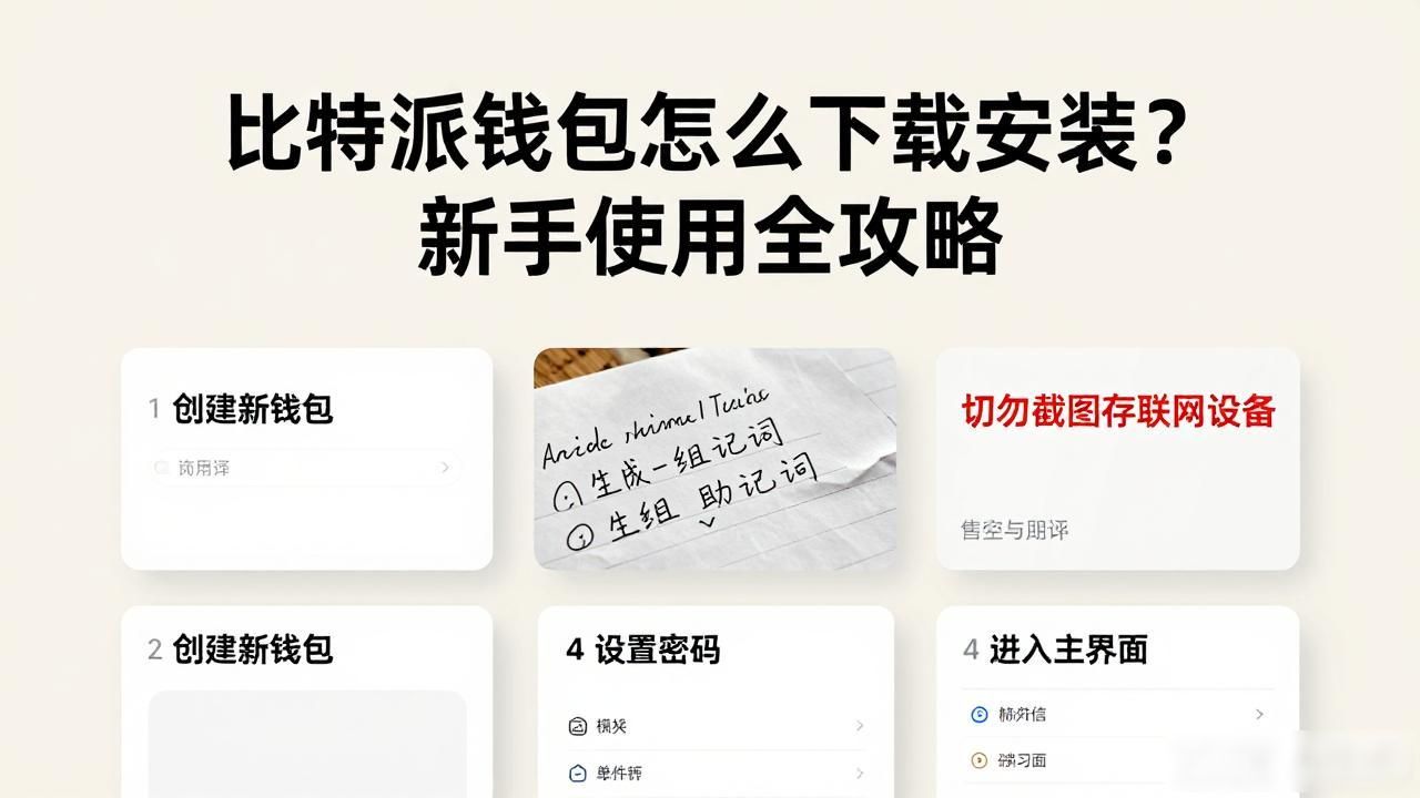 比特派钱包怎么下载安装？新手使用全攻略
