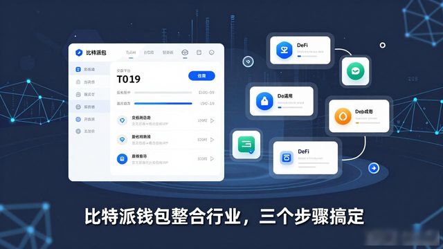 比特派钱包整合行业，三个步骤搞定