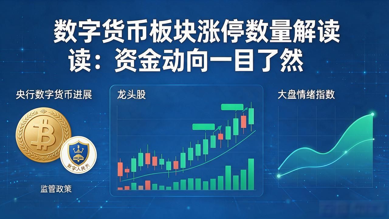 数字货币板块涨停数量解读：资金动向一目了然