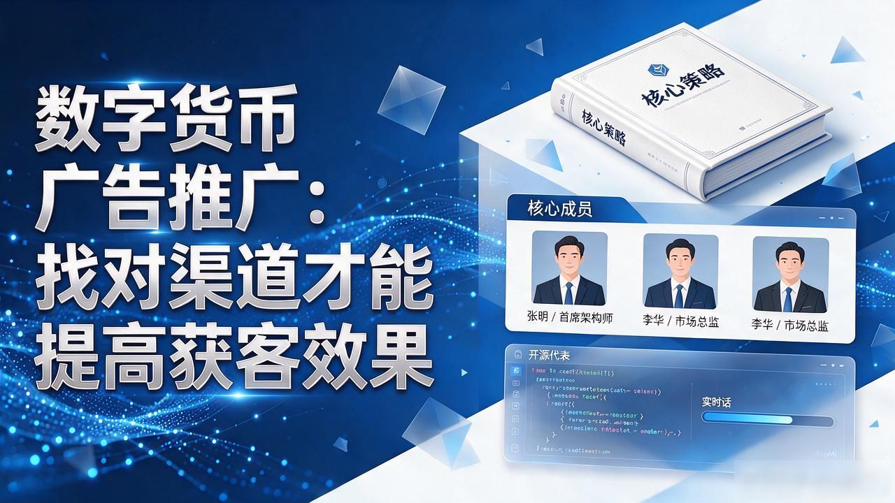 数字货币广告推广：找对渠道才能提高获客效果