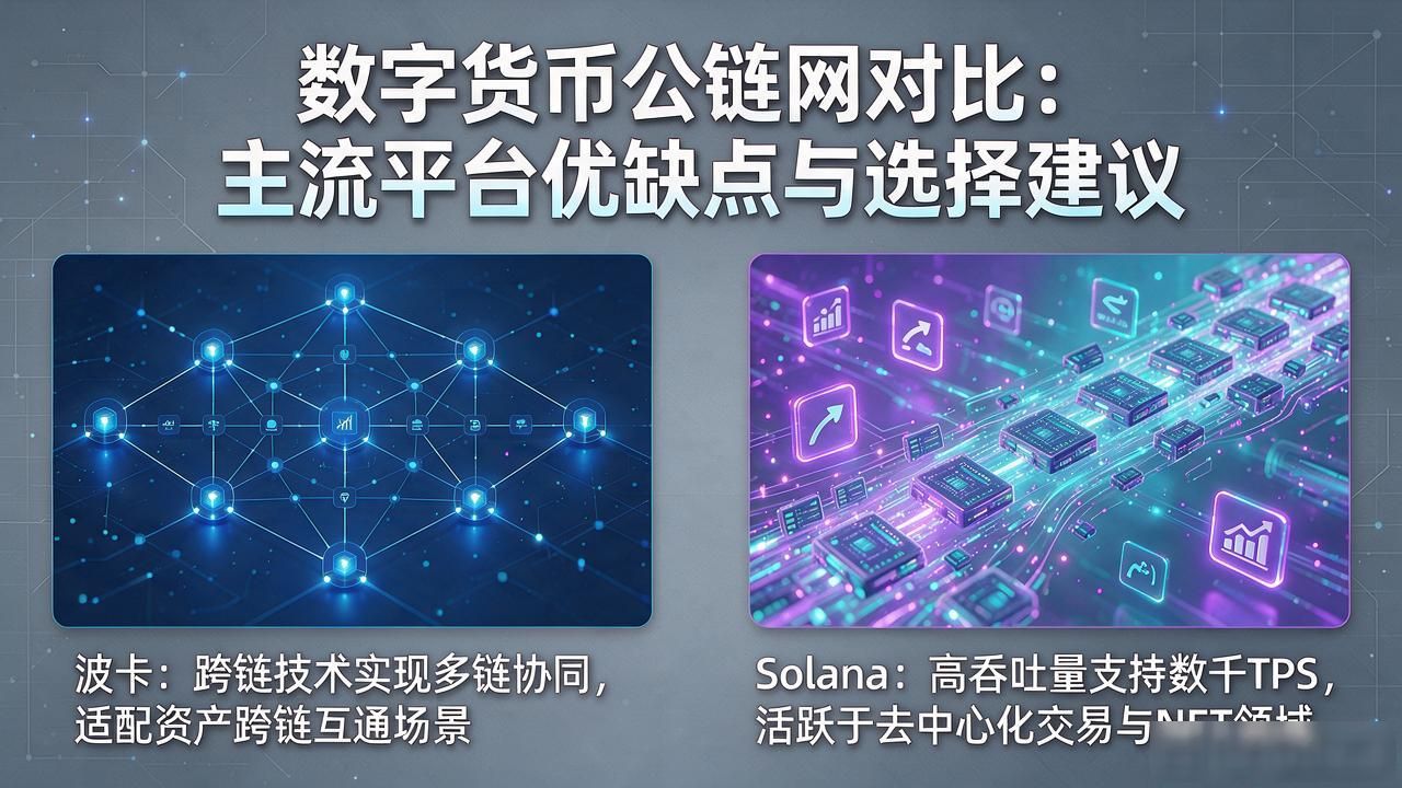 数字货币公链网对比：主流平台优缺点与选择建议