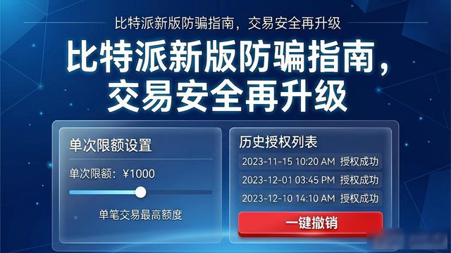 比特派新版防骗指南，交易安全再升级