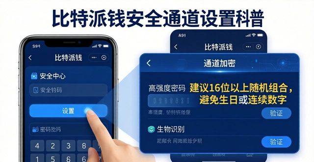比特派钱包安全通道设置三招，防丢币防黑客