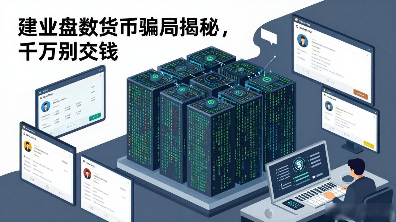 建业盘数字货币骗局揭秘，千万别交钱