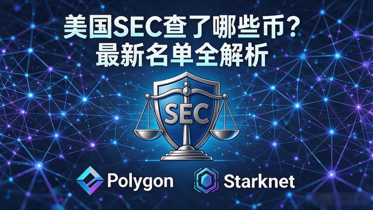 美国SEC查了哪些币？最新名单全解析