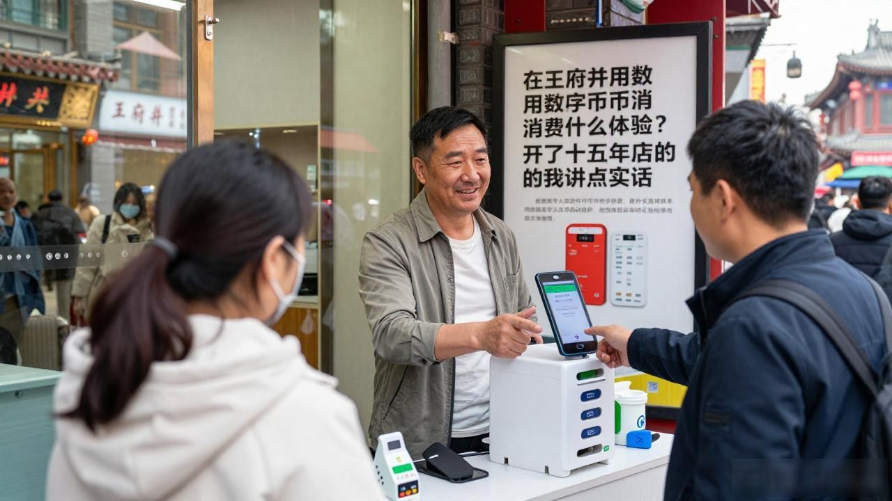 在王府井用数字货币消费什么体验？开了十五年店的我讲点实话