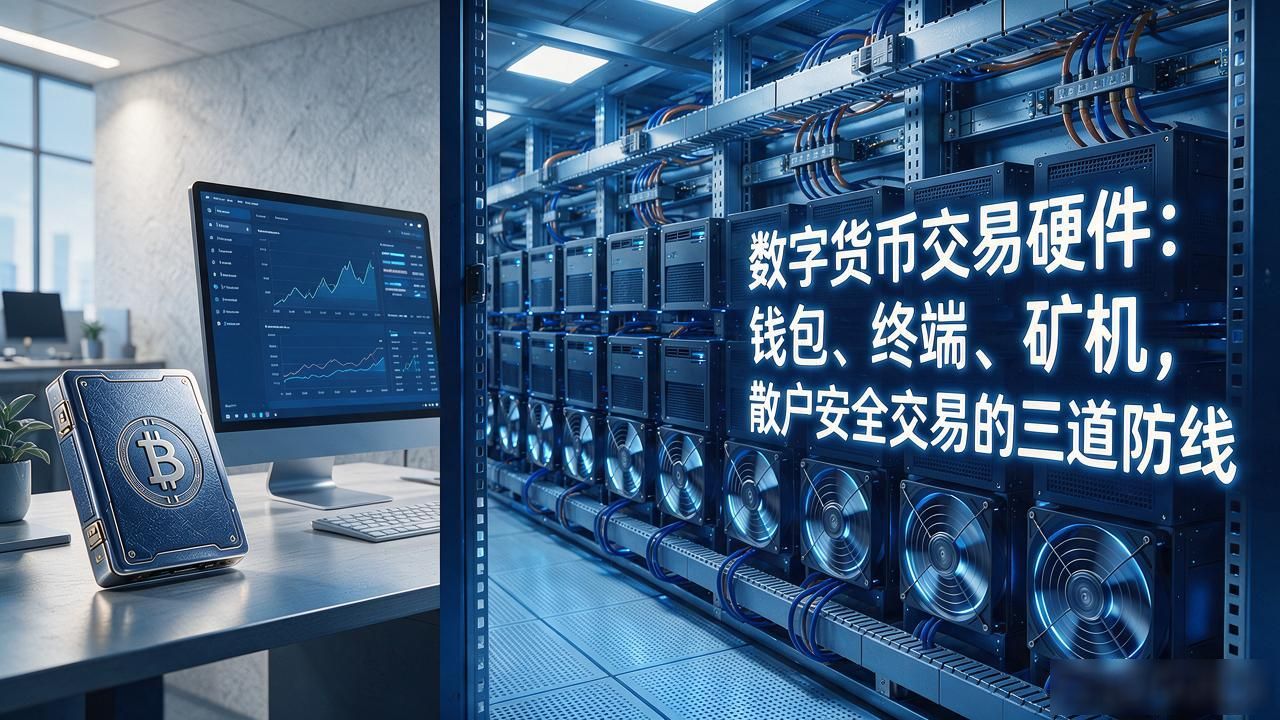数字货币交易硬件：钱包、终端、矿机，散户安全交易的三道防线