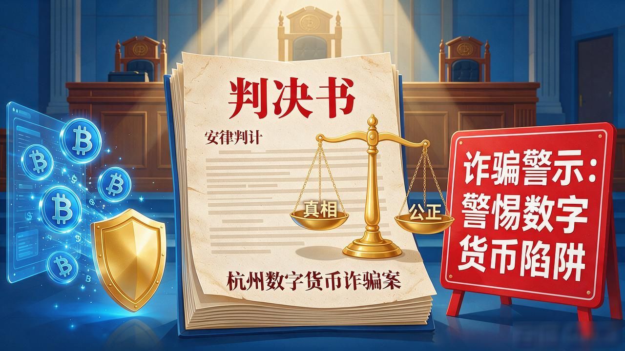 杭州数字货币诈骗案判决结果出来了，被骗的人最该关注这几个细节