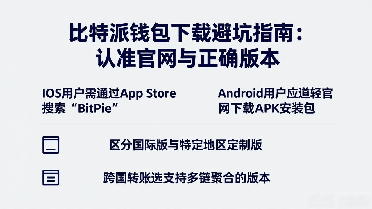比特派钱包下载避坑指南：认准官网与正确版本