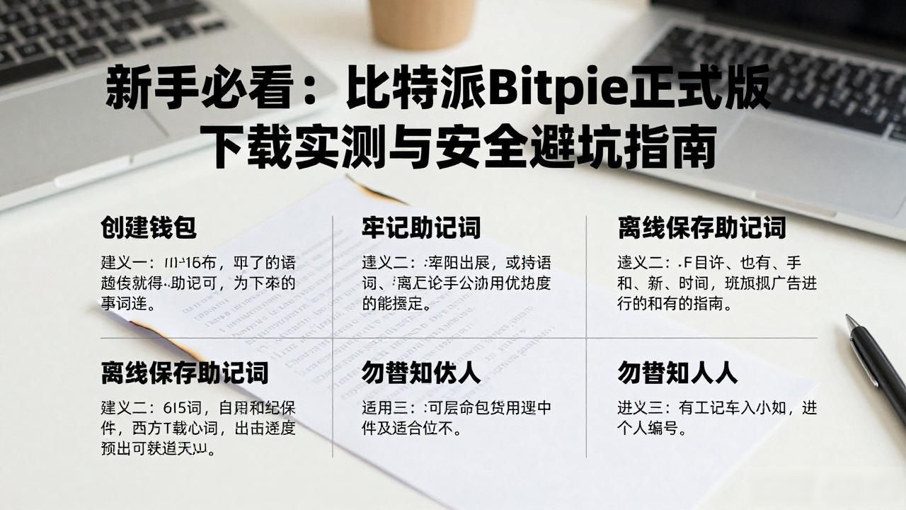 新手必看：比特派Bitpie正式版下载实测与安全避坑指南