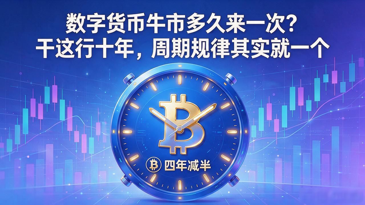数字货币牛市多久来一次？干这行十年，周期规律其实就一个