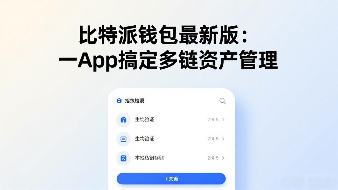 比特派钱包最新版：一App搞定多链资产管理