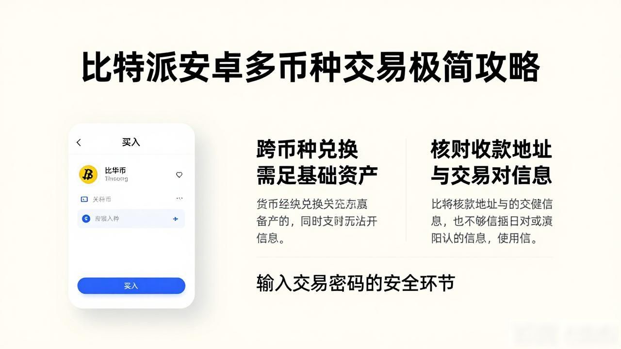 比特派安卓多币种交易极简攻略
