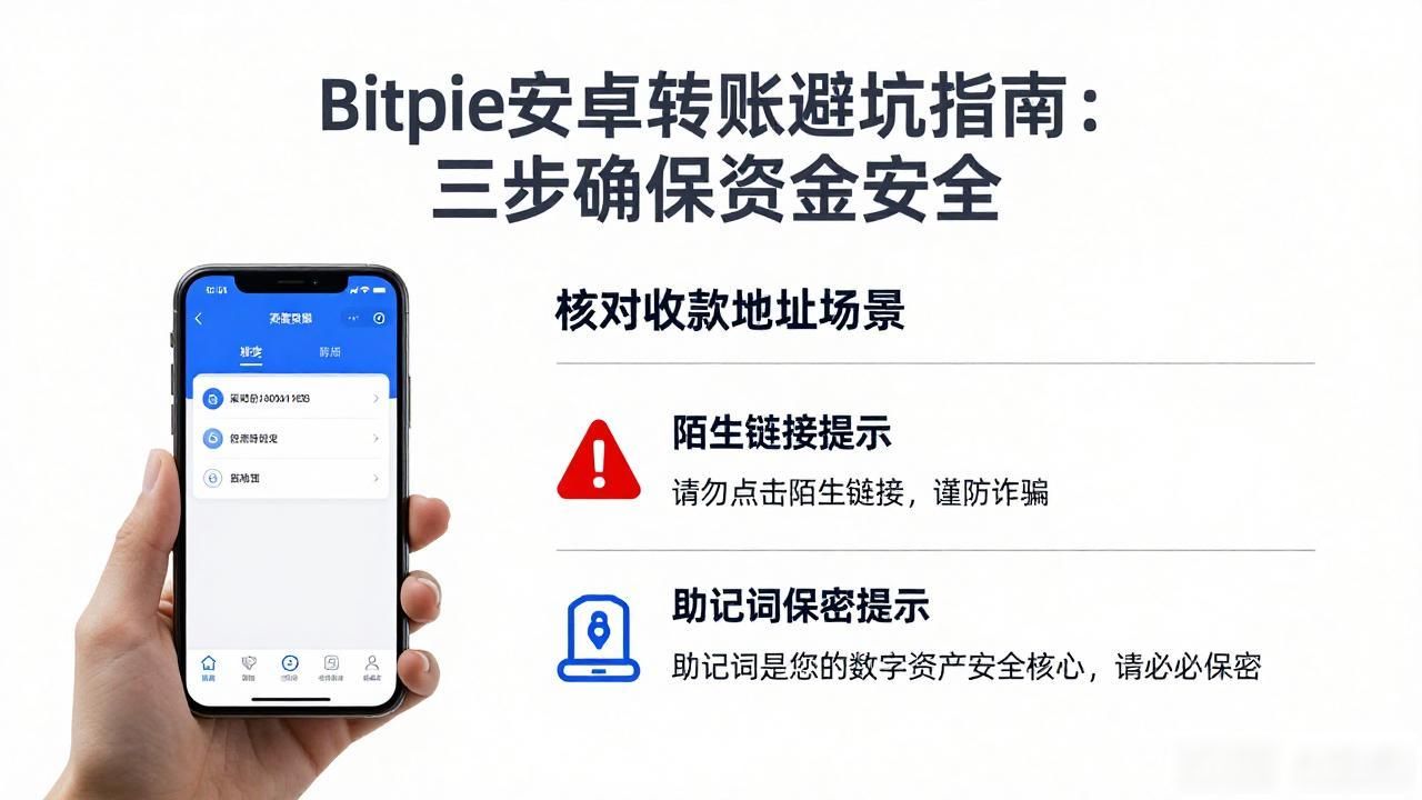 Bitpie安卓转账避坑指南：三步确保资金安全