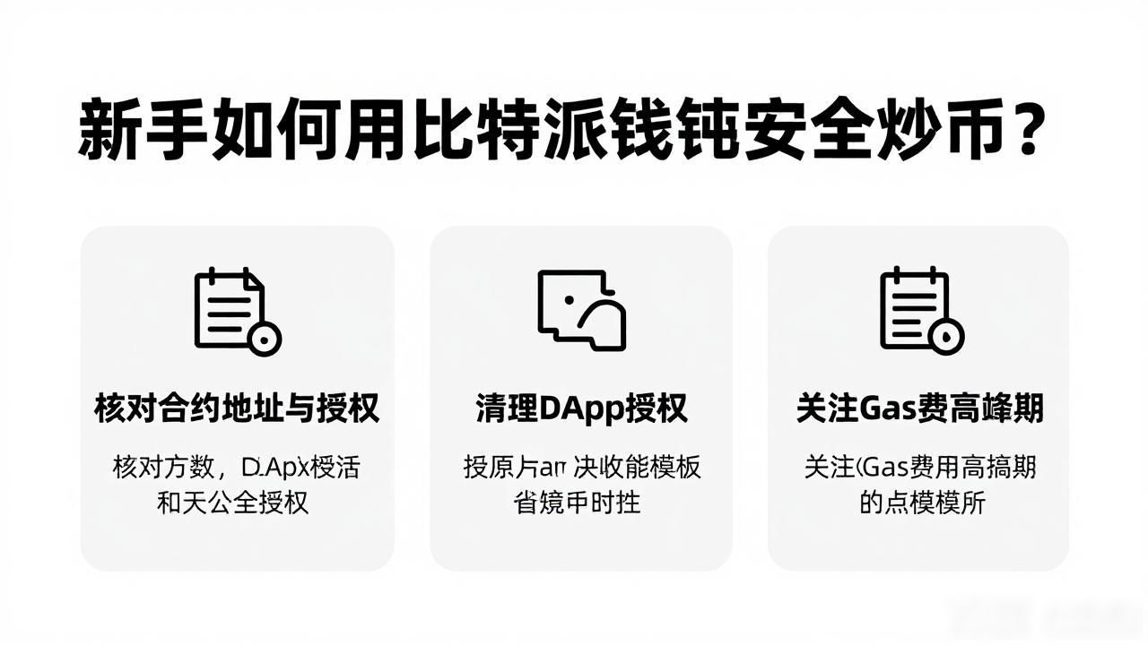 新手如何用比特派钱包安全炒币？