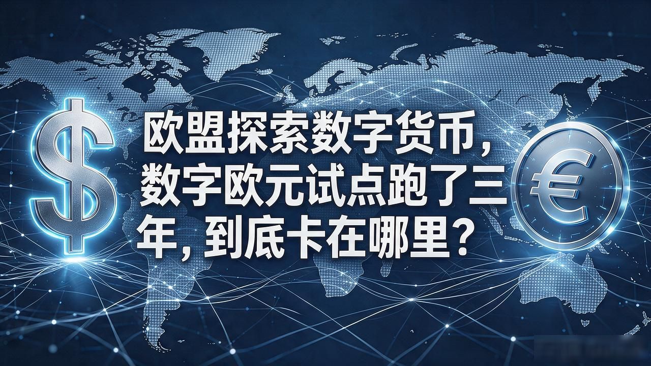 欧盟探索数字货币，数字欧元试点跑了三年，到底卡在哪里？