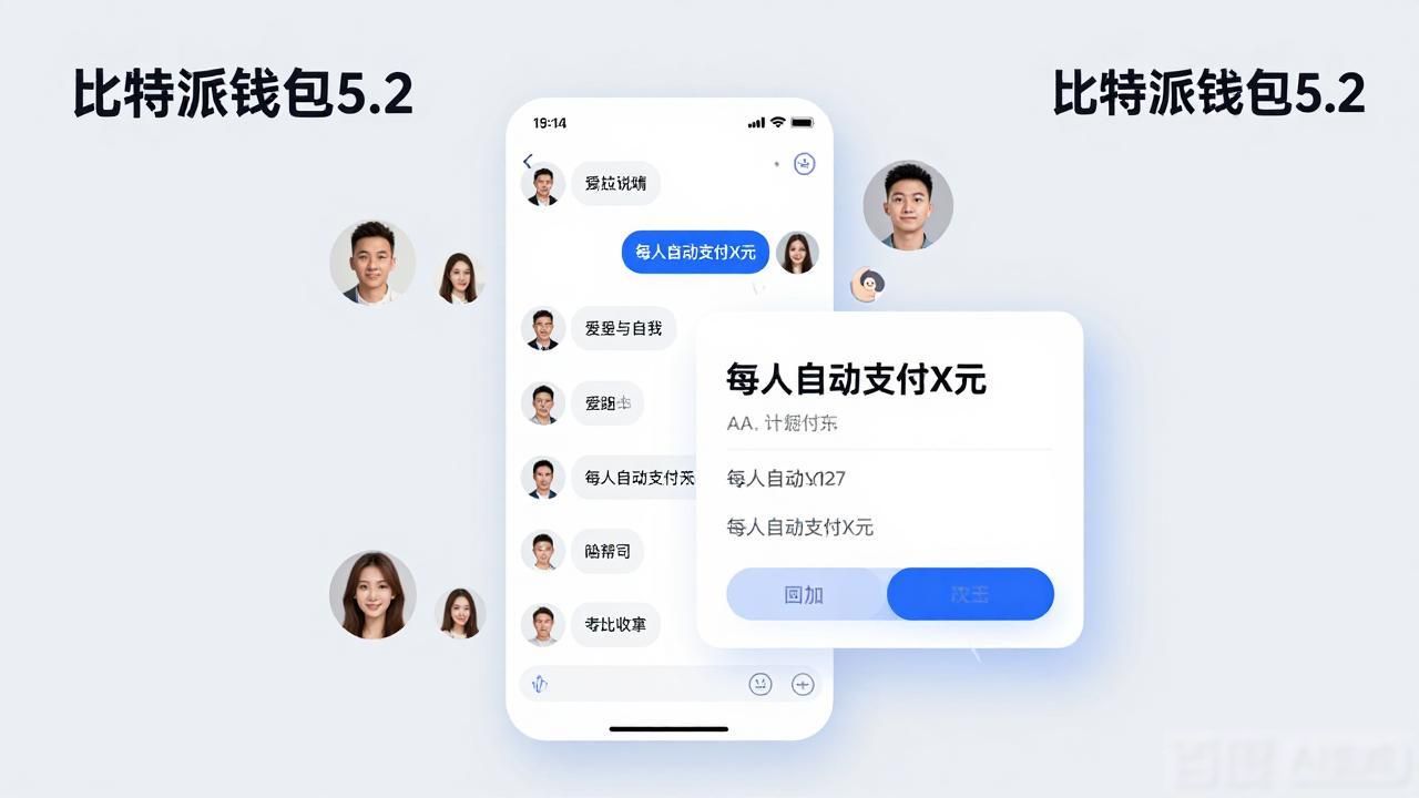 比特派钱包5.2社交新玩法：边聊边转账真方便
