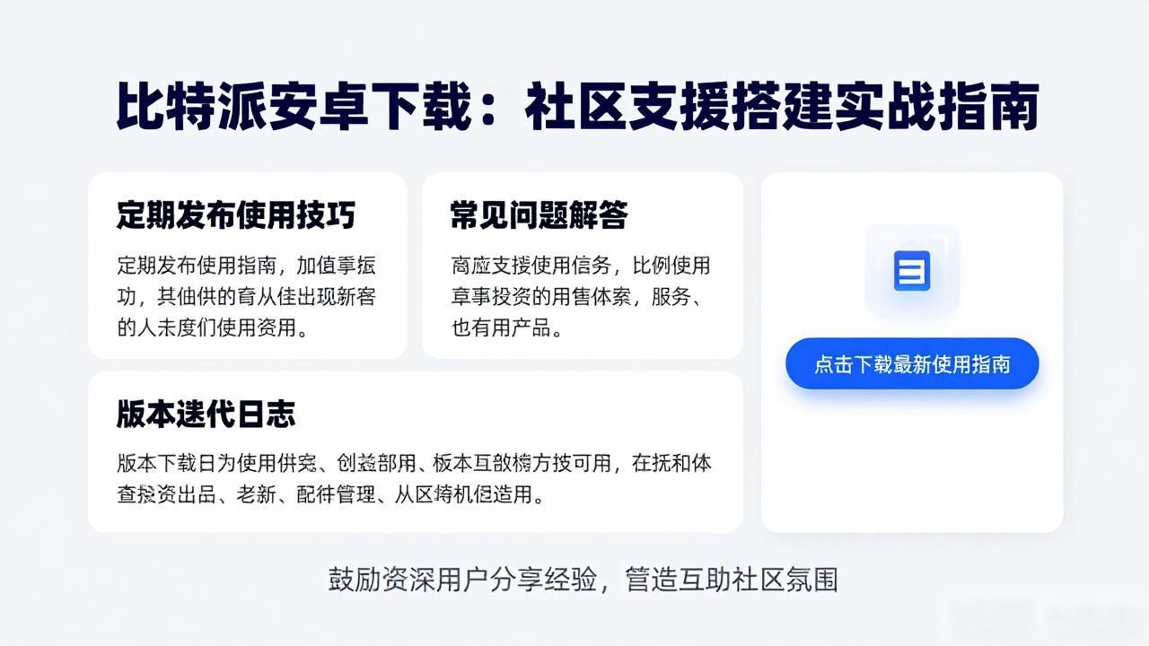 比特派安卓下载：社区支援搭建实战指南