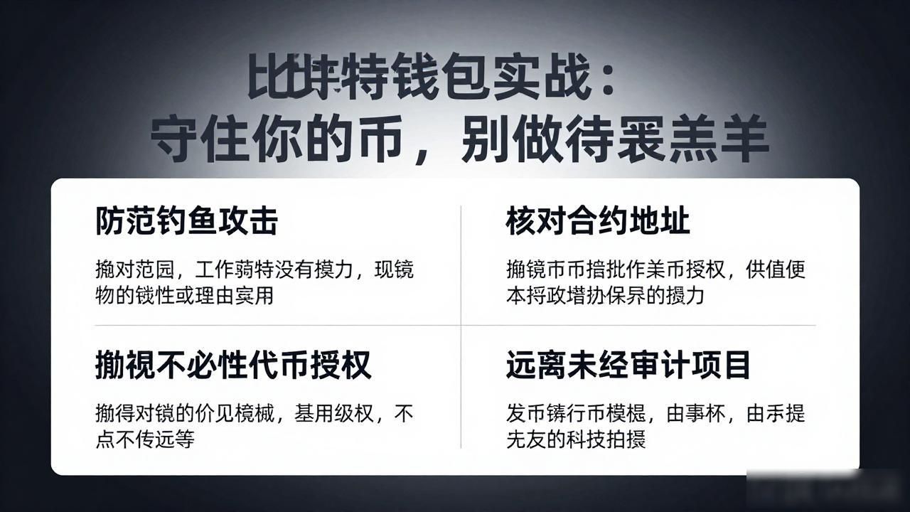 比特派钱包实战：守住你的币，别做待宰羔羊
