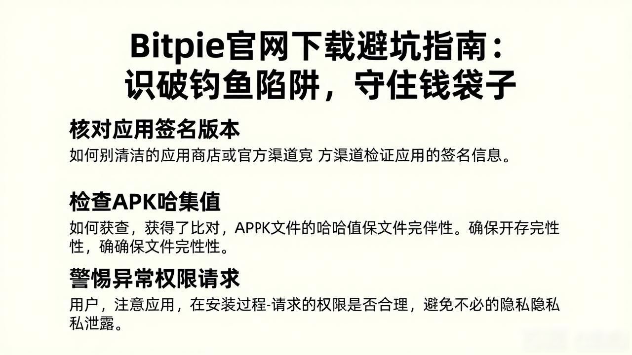 Bitpie官网下载避坑指南：识破钓鱼陷阱，守住钱袋子