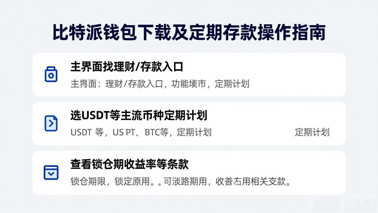 比特派钱包下载及定期存款操作指南