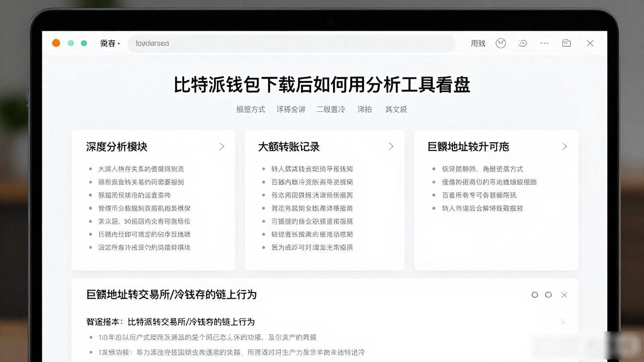 比特派钱包下载后如何用分析工具看盘