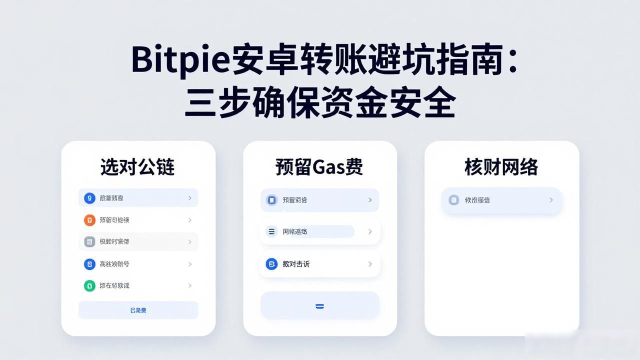 Bitpie安卓转账避坑指南：三步确保资金安全