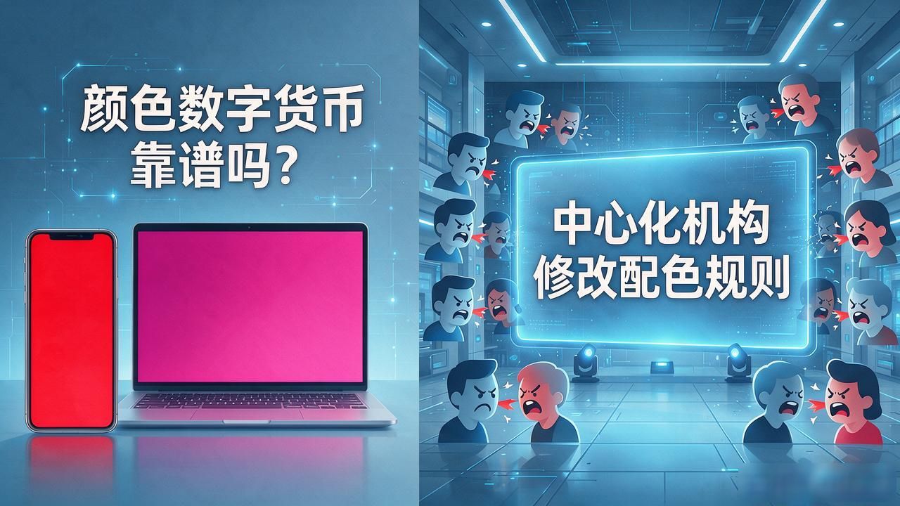 颜色数字货币靠谱吗？颜色编码给币贴标签，该不该跟风