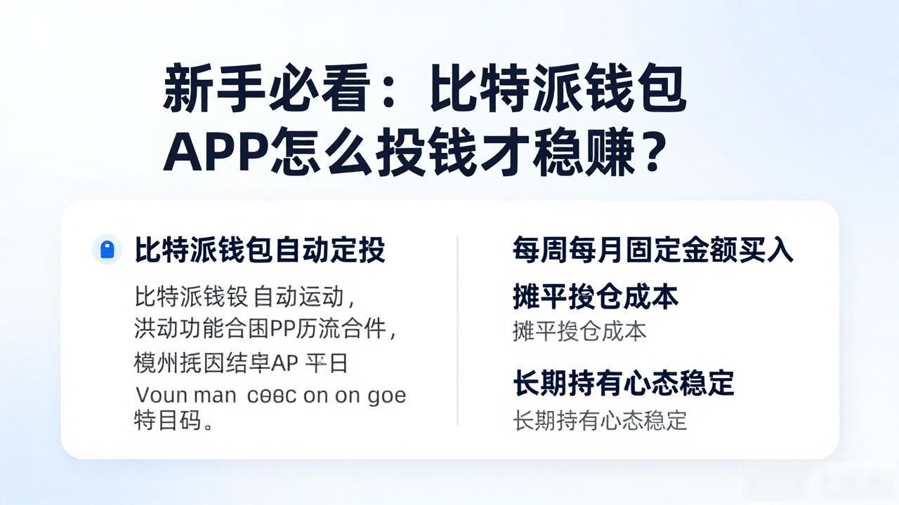新手必看：比特派钱包APP怎么投钱才稳赚？