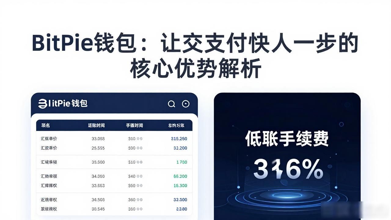 BitPie钱包：让支付快人一步的核心优势解析