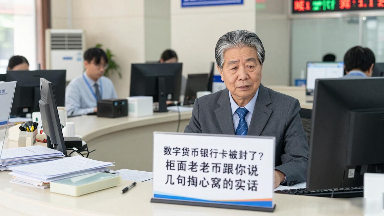 数字货币银行卡被封了？柜面老员工跟你说几句掏心窝的实话