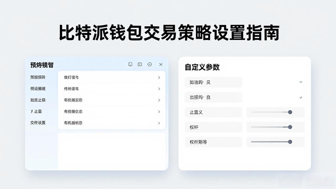 比特派钱包交易策略设置指南
