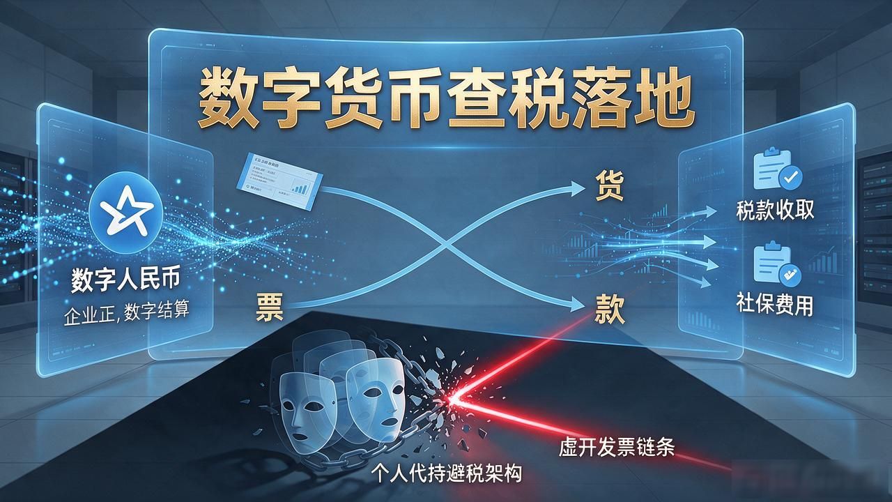 数字货币查税落地，偷漏税的账本再也藏不住了
