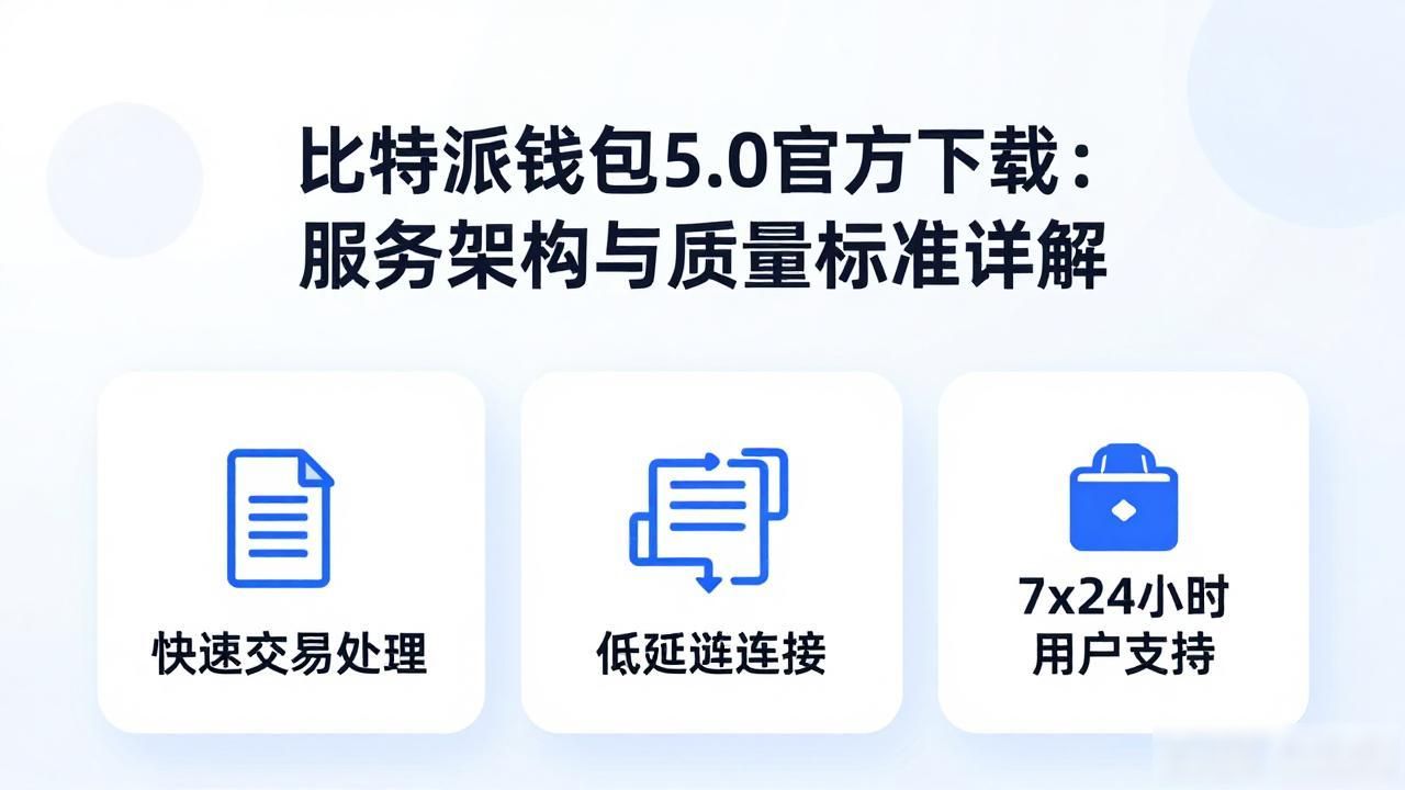 比特派钱包5.0官方下载：服务架构与质量标准详解