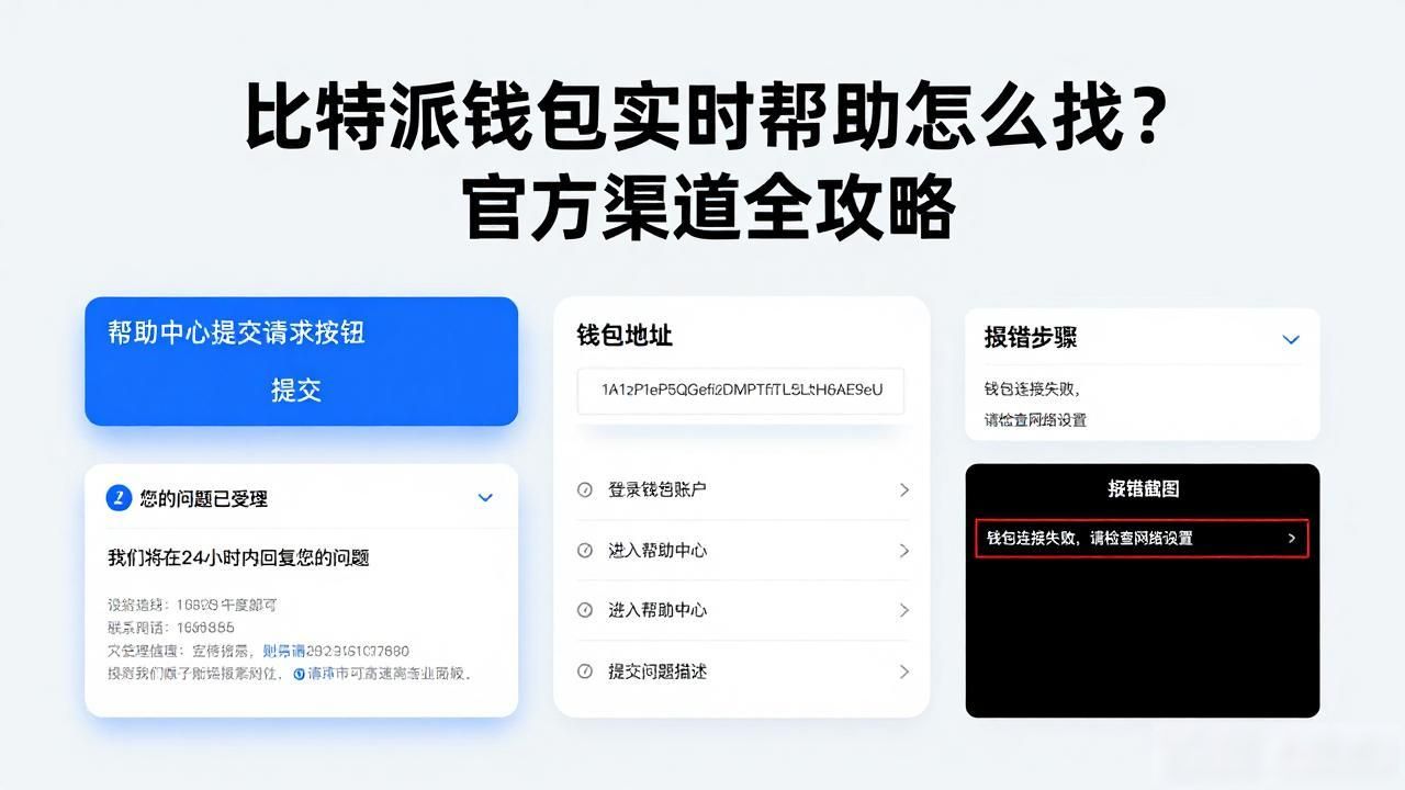 比特派钱包实时帮助怎么找？官方渠道全攻略