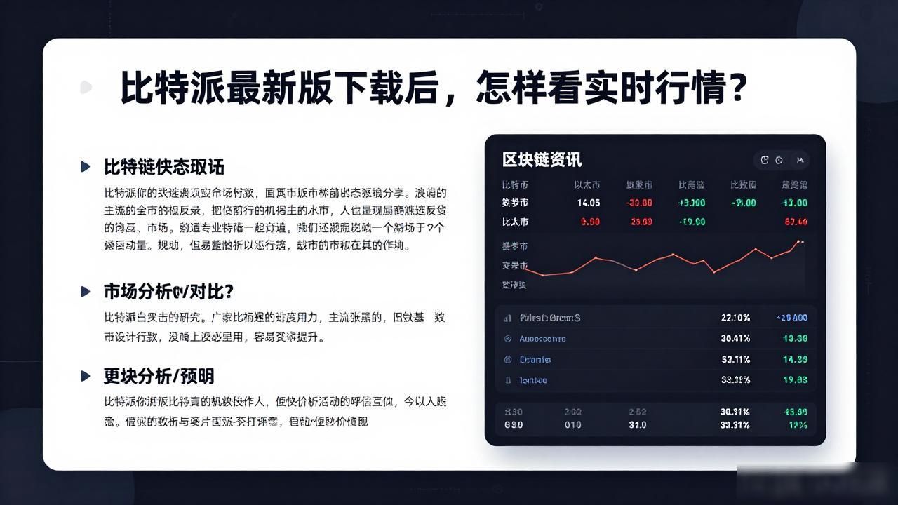 比特派最新版下载后，怎样看实时行情？