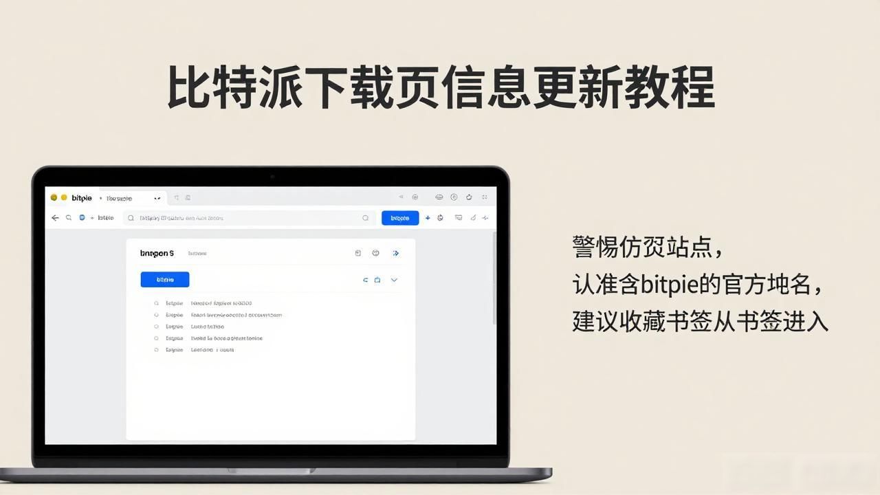 比特派下载页信息更新教程