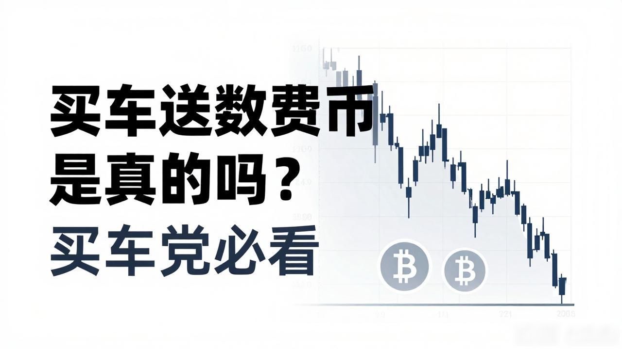 买车送数字货币是真的吗？买车党必看