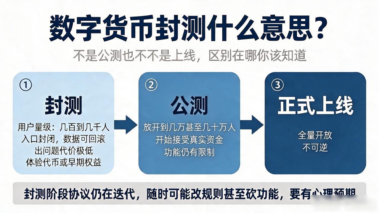 数字货币封测什么意思？不是公测也不是上线，区别在哪你该知道