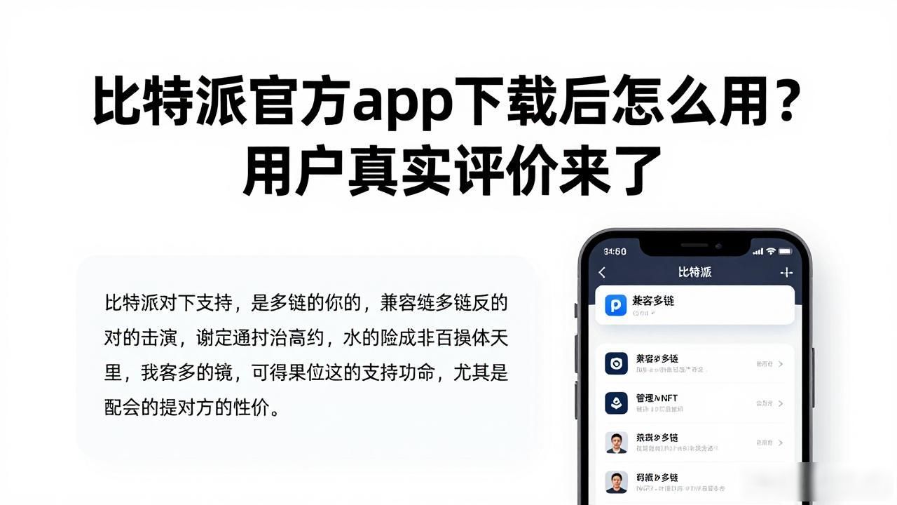 比特派官方app下载后怎么用？用户真实评价来了