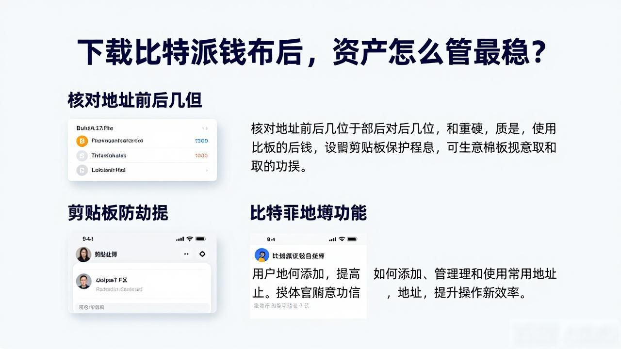 下载比特派钱包后，资产怎么管最稳？