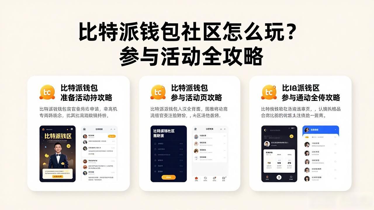 比特派钱包社区怎么玩？参与活动全攻略
