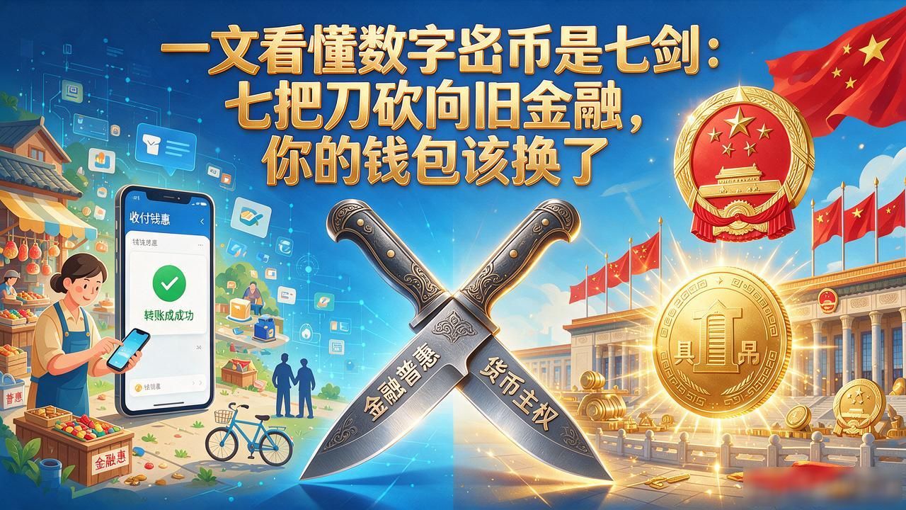 一文看懂数字货币是七剑：七把刀砍向旧金融，你的钱包该换了