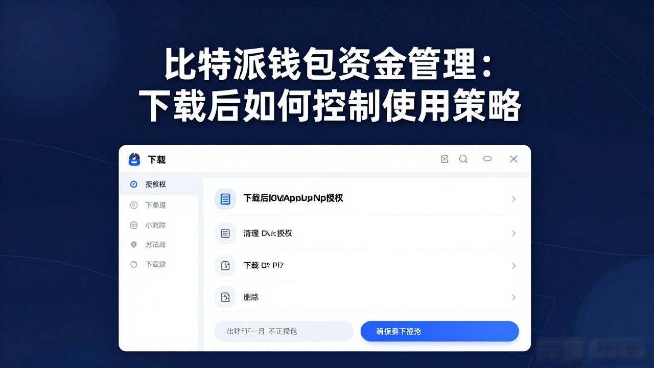 比特派钱包资金管理：下载后如何控制使用策略