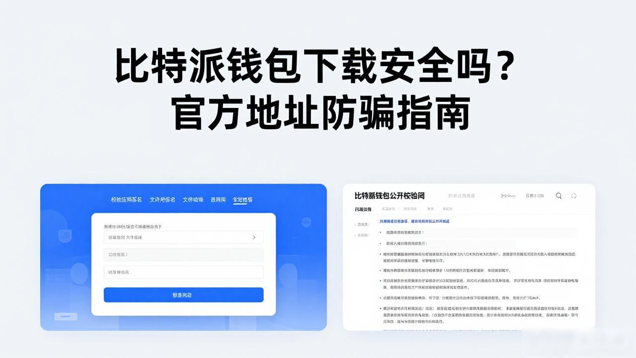 比特派钱包下载安全吗？官方地址防骗指南